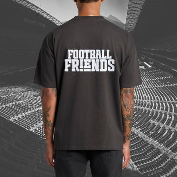 Football Friends T-Shirt - Faded Black